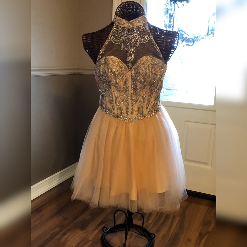 Tan Formal/Cocktail Dress